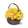 Panier tout en jaune